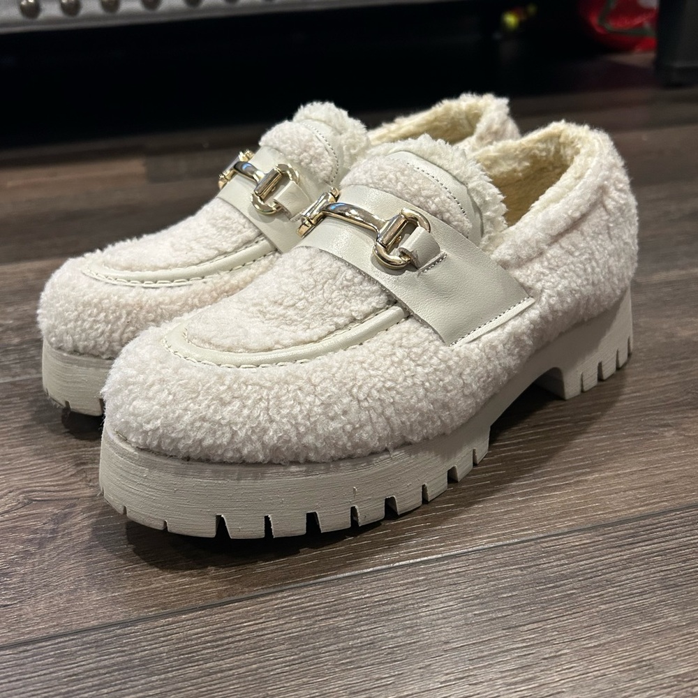 Steve Madden loafers Sherpa - Picture 2 of 10
